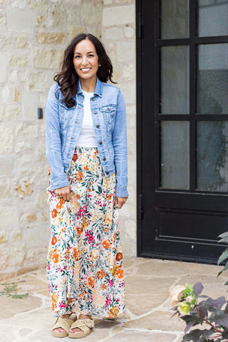 Marissa Skirt - Creamy Beige