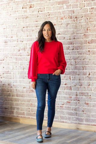 Amelia Sweater - Red