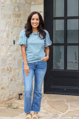 Charlotte Top - Dusty Teal