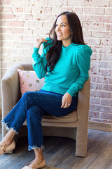 Maddie Sweater - Bright Jade