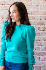Maddie Sweater - Bright Jade