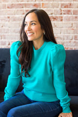 Maddie Sweater - Bright Jade