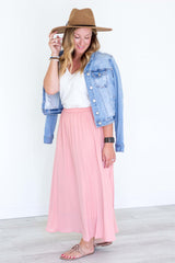 Vegas Skirt - Blush