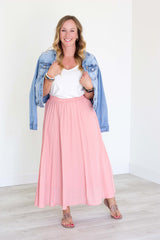 Vegas Skirt - Blush