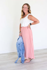 Vegas Skirt - Blush