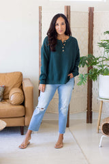 Addie Sweater - Hunter Green