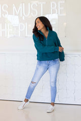 Mackenzie Pullover - Teal