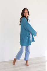 Cassadee Cardigan - Winter Teal