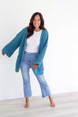 Cassadee Cardigan - Winter Teal