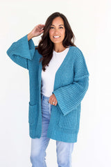 Cassadee Cardigan - Winter Teal