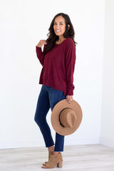 McKenna Sweater - Burgundy