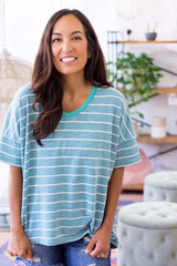 Vanessa Top - Caribbean Green