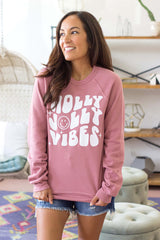 Holly Jolly Vibes Sweatshirt (Small-2XL)