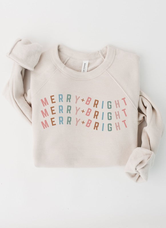Merry + Bright Sweatshirt (Small-2XL)