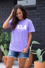 OKLA Tee (Small-XL) - Violet