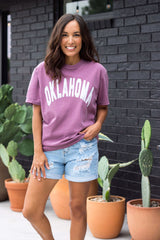 Oklahoma Tee (Small-XL) - Berry