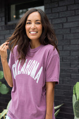 Oklahoma Tee (Small-XL) - Berry