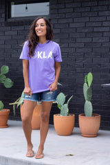 OKLA Tee (Small-XL) - Violet