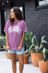 Oklahoma Tee (Small-XL) - Berry