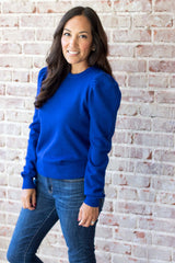 Maddie Sweater - Bright Cobalt Blue