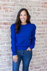 Maddie Sweater - Bright Cobalt Blue