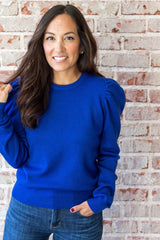 Maddie Sweater - Bright Cobalt Blue