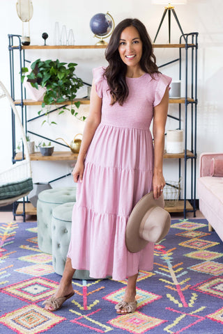 Anastasia Dress - Blush