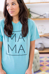Mama Tee - Seafoam