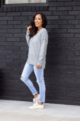 Kyrie Pullover - Heather Gray