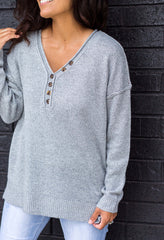 Kyrie Pullover - Heather Gray