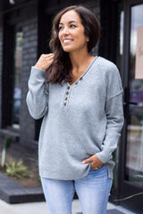 Kyrie Pullover - Heather Gray