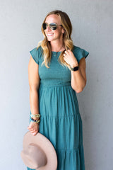 Anastasia Dress (Small-3XL) - Teal