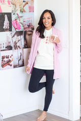 Amber Cardigan - Petal Pink
